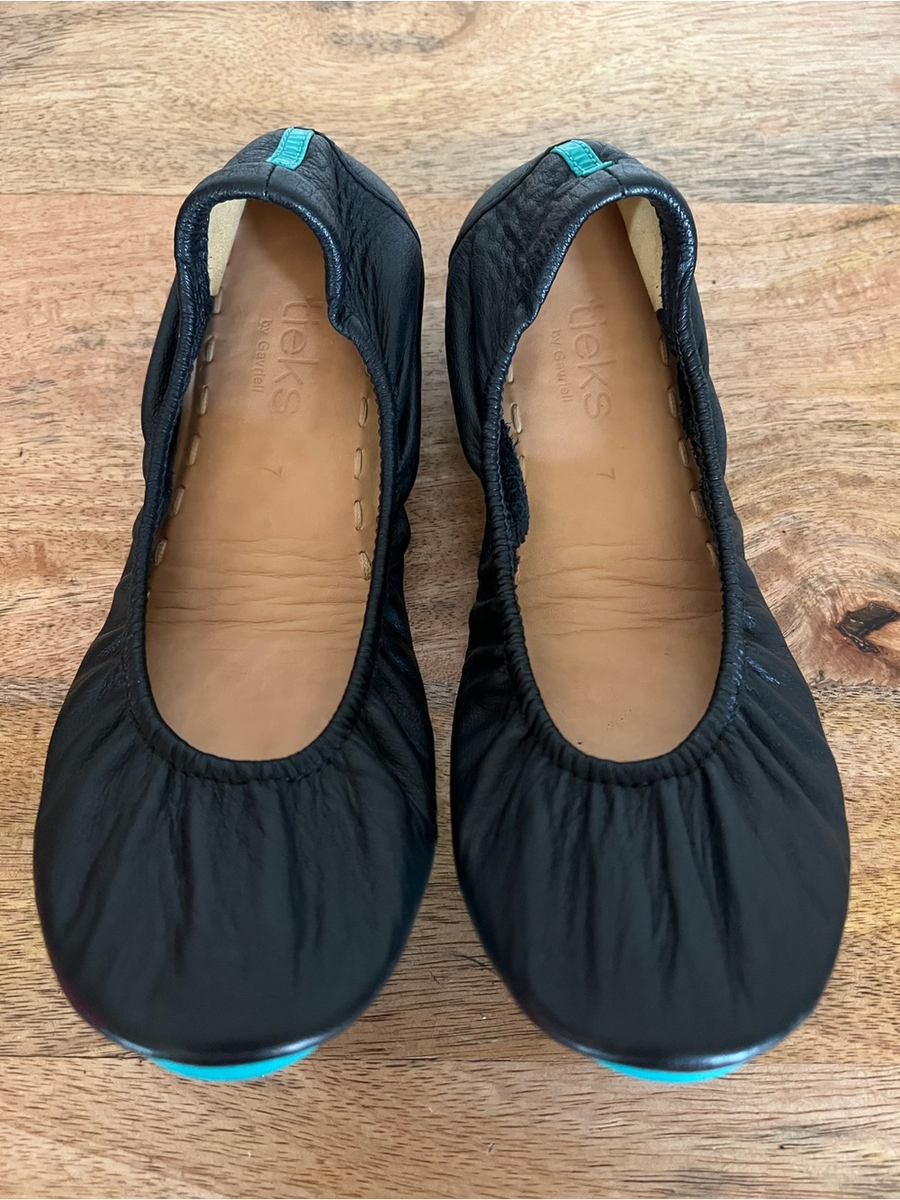 Tieks by Gavrieli Classic Matte Black Ballet Flats Size 7